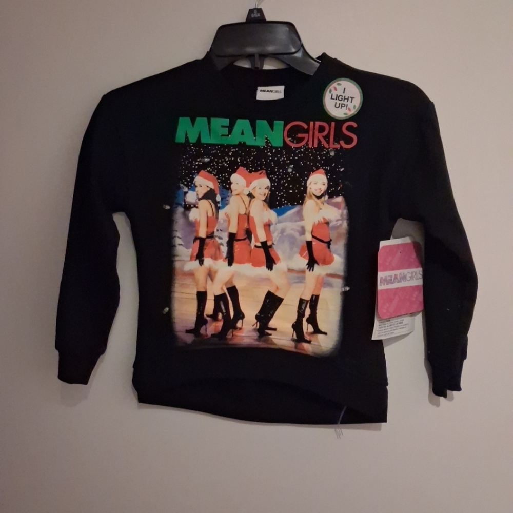 NWT Girls "Mean Girls" Talent Show Light-up Sweater (NOT WORKING!!)